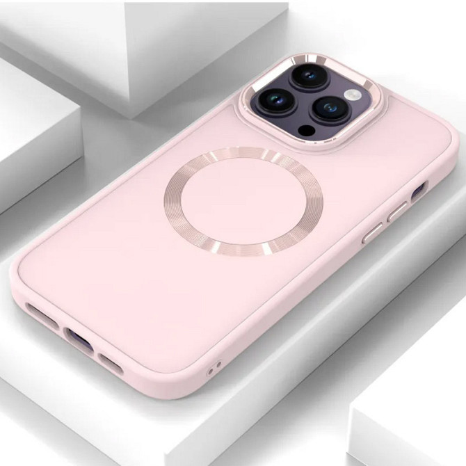 TPU чехол Bonbon Metal Style with MagSafe для Apple iPhone 16 Pro Max (6.9") Херсон - зображення 4