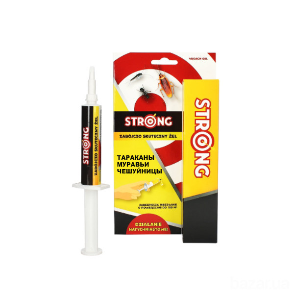 Гель от тараканов и чешуйниц Strong 10 г Одеса - зображення 1
