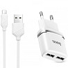 СЗУ Hoco C12 Charger + Cable (Micro) 2.4A 2USB Херсон