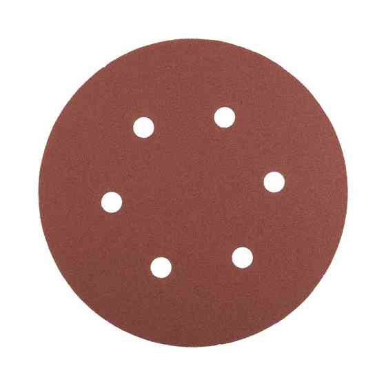 Круг шлифовальный на липучке MASTERTOOL 225 мм/6 отв P80 набор 5 шт 08-2008-H Харків