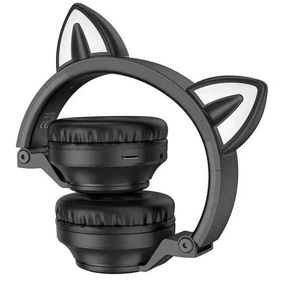 Уценка Накладные беспроводные наушники BOROFONE BO18 Cat ear Херсон