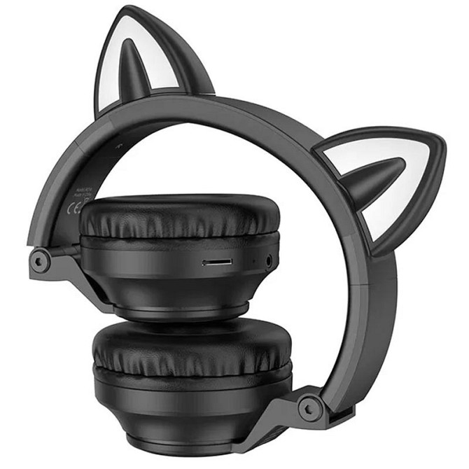 Уценка Накладные беспроводные наушники BOROFONE BO18 Cat ear Херсон - изображение 2