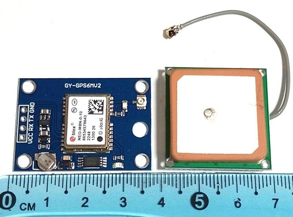 Модуль GPS NEO-M8N + внешняя керамическая антенна, IPEX (82992) Днепр - изображение 2