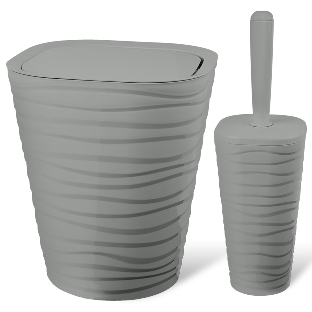 Набор для ванной комнаты Planet Welle 2 предмета серый Киев - изображение 1