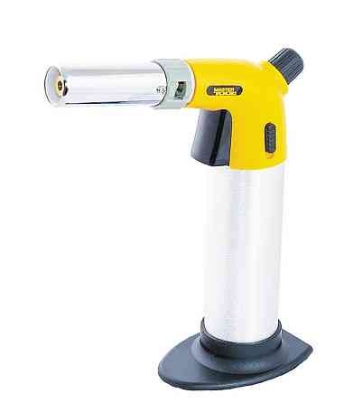 Горелка газовая MASTERTOOL "Вулкан" пьезоподжиг/керамическая защита Ø 22 мм/1300°С с резервуаром 44- Харків