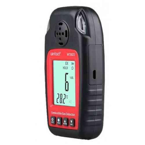 Детектор горючих газов + термометр (0-100%LEL, 0-50°C) WINTACT WT8823 Харків