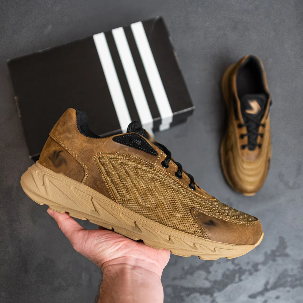 Мужские летние кроссовки сетка Ozelia Olive Київ - зображення 8