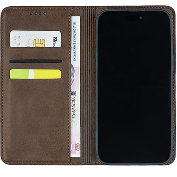 BoxFace  Чохол-книжка Crazy Horse Clasic для Xiaomi Redmi Note 17 Brown (Strong) Харьков - изображение 3