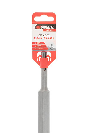 Зубило плоское GRANITE SDS-PLUS 400х40х17 мм 1-40-401 Харків - зображення 8