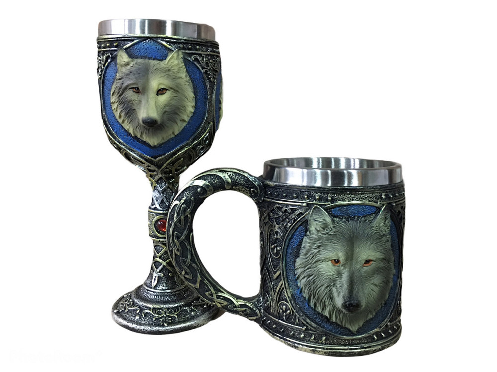 Подарочный набор Чашка Бокал 3 Волк Подарок Київ - зображення 11