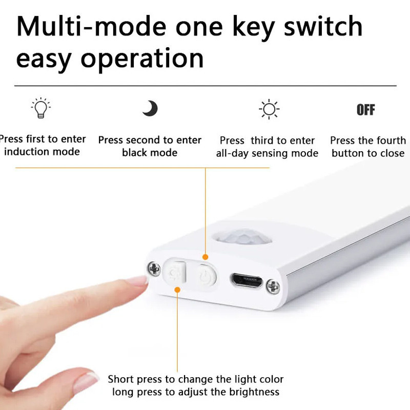 Сенсорный светильник LED с датчиком движения MZ-L1803 (35*11,5*400mm) Херсон - изображение 7