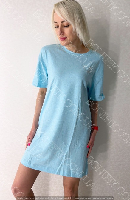 Ночнушка с коротким рукавом из коллекции "Kate" (арт. LDK 121/41/01) Кривий Ріг - зображення 1