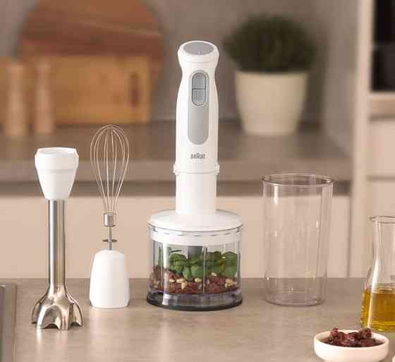 Блендер погружной Braun MQ 50236 MWH 1000 Вт белый Киев