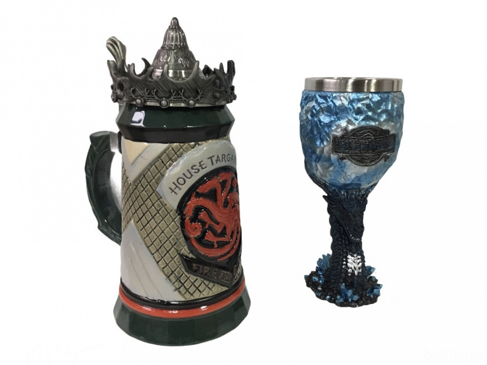 Подарочный набор Кружка Game Of Thrones House Targaryen Fire And Blood Игра Престолов и Бокал Київ - зображення 1
