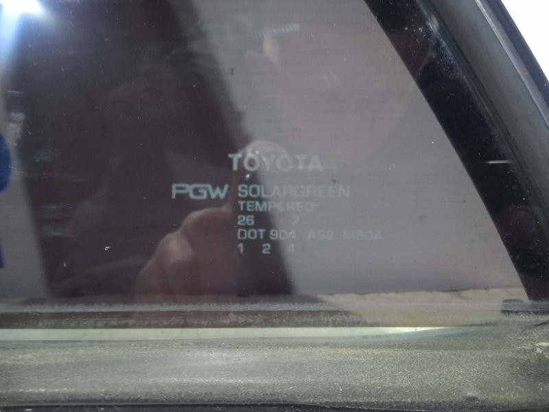 Стекло двери задней левой (форточка) Toyota Corolla E140 2006 (б/у) Київ - зображення 2