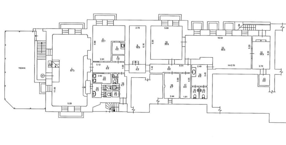 долгосрочная аренда офисное помещение Киев, Печерский, 3305 $/мес. Київ - зображення 7