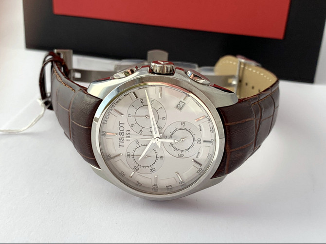 Мужские часы TISSOT T035.617a механизм ETA G10 (Ремешок, Браслет) Киев - изображение 2