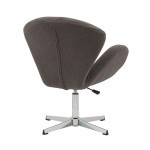 Крісло м'яке коричневе, сіре Сван Днепр - изображение 7