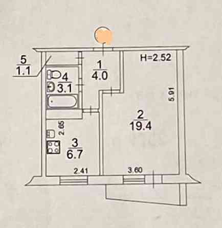 продажа 1-к квартира Киев, Соломенский, 34900 $ Киев