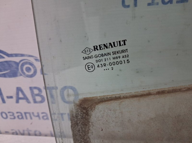 Стекло двери заднее левое Renault Megane 3 1.5 DIESEL K9K 2008 (б/у) Київ - зображення 3