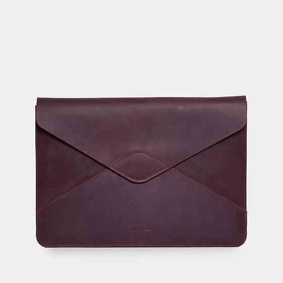 Чехол для ноутбука винтажный Incarne Message MacBook Pro 16" 2019-2025 message-burgundy-vintage-pro- Київ