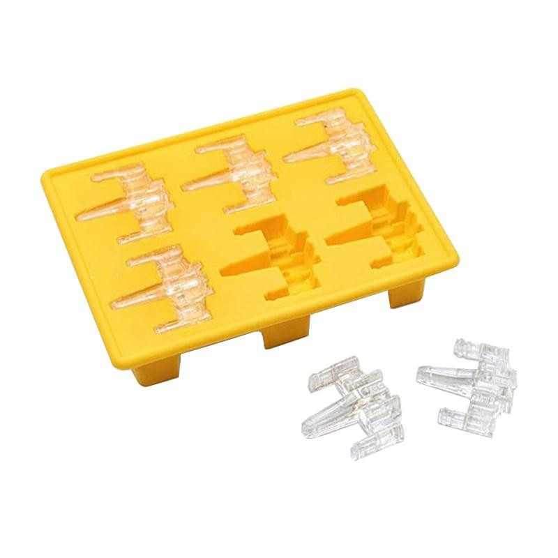 Силиконовая 3 форма для льда Звездный истребитель - (код 00454) Київ - зображення 5