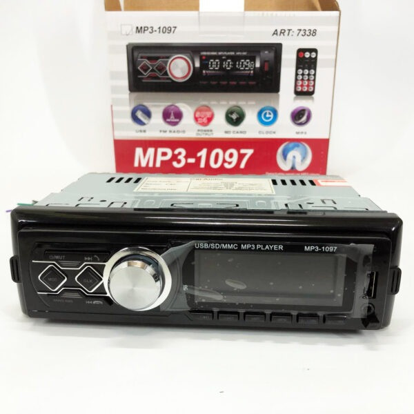 Автомагнитола MP3-1097 BT ISO со съемной панелью, Автомагнитола магнитола в авто с Usb сенсорная Львів - зображення 2