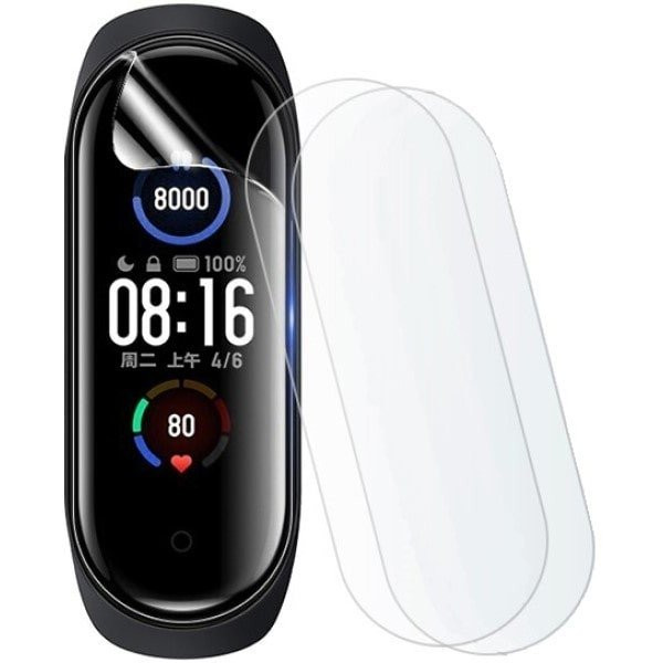 Набір захисних глянцевих гідрогелевих плівок DM для Xiaomi Mi Band 7 (3 шт) Харків - зображення 1