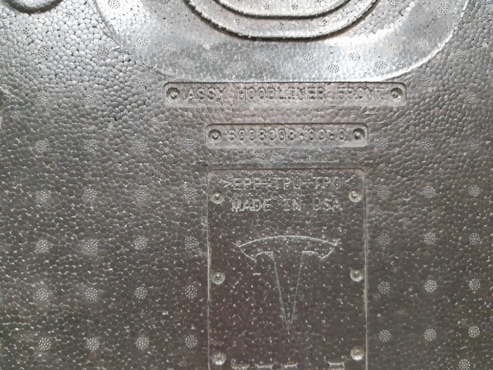 2Защита капота (накладка подкапотная) RWD Tesla model S 1024809-00-C Киев - изображение 5