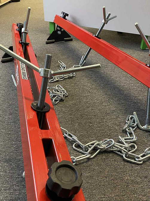 Траверса для снятия двигателя с двумя захватами 500 кг 1500 мм (ХЗСО) TRV0500 Харьков - изображение 5