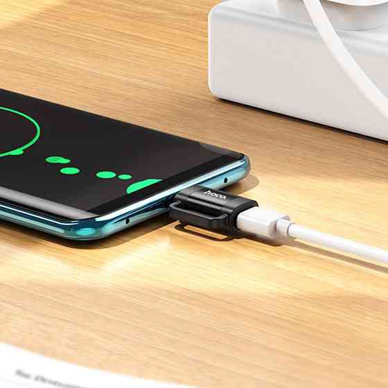 Переходник Hoco UA31E OTG Type-C male to Lightning female Херсон