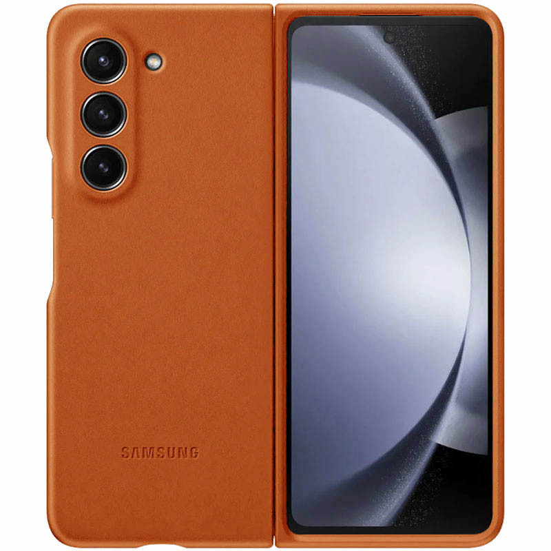 Кожаный чехол Leather Case (AAA) для Samsung Galaxy Z Fold5 Херсон - зображення 1