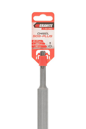 Зубило плоское GRANITE SDS-PLUS 250х50х17 мм 1-50-250 Харків - зображення 8