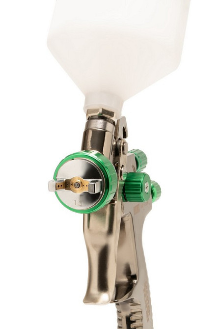 Краскопульт пневматический MASTERTOOL LVLP ВПЛБ 600 мл Ø1,3 мм круглый/плоский факел 125-170 л/мин 1 Харків - зображення 2