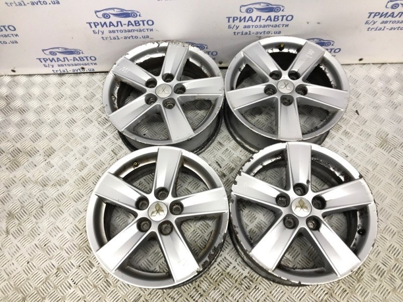 Диски титан комплект R16 Mitsubishi Lancer 10 1.5 БЕНЗИН 4A91 2007 (б/у) Киев - изображение 1