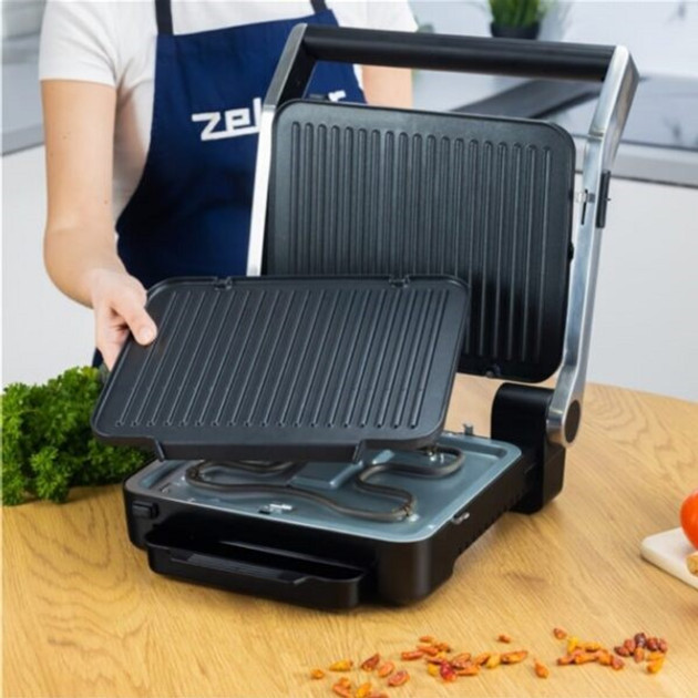 Гриль ZELMER ZPR2600 2000 Вт черный Киев - изображение 5