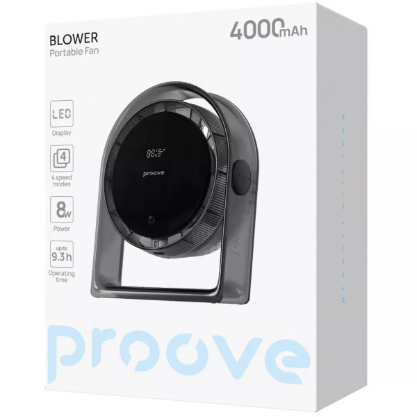 Вентилятор портативний Proove Blower Gray (PFBR08002003) Харьков - изображение 2