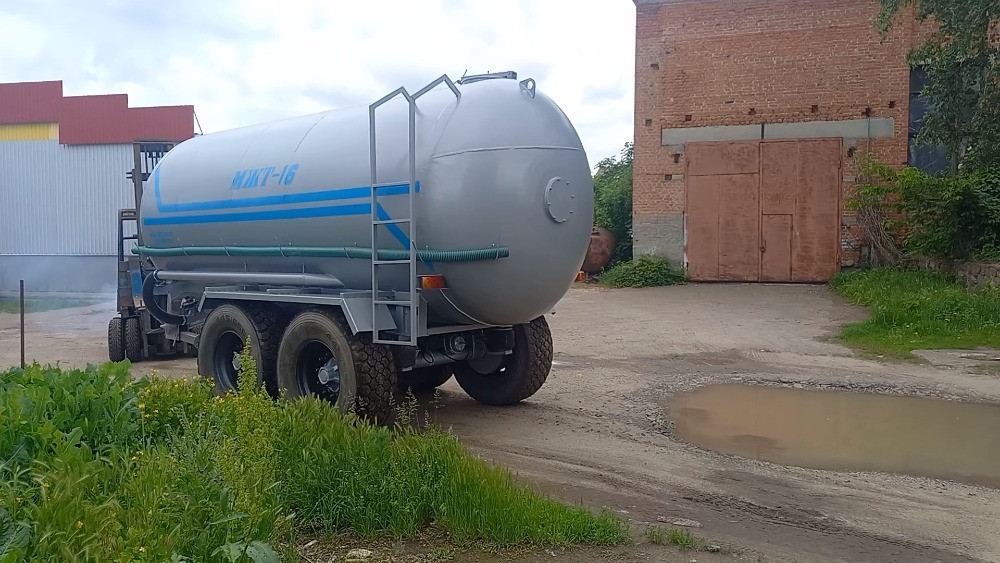 Бочка МЖТ-16 євроосі/пневмохід для приготування хім сумішей Белая Церковь - изображение 2