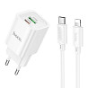 Уценка СЗУ Hoco C149A Charm PD30W+QC3.0 (1USB-A/1C) + кабель Type-C to Lightning Херсон