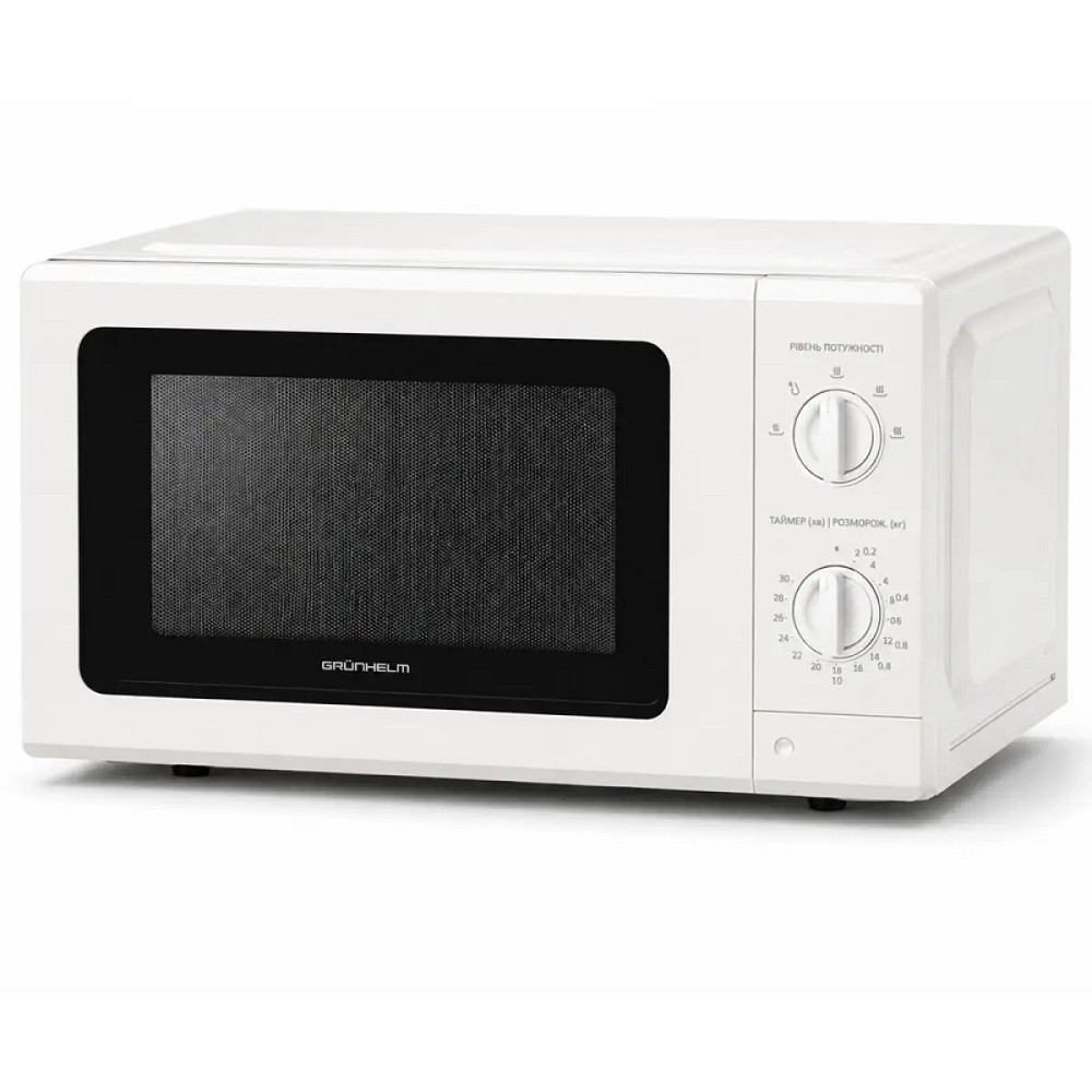 Микроволновая печь Grunhelm 20MX715-W 700 Вт 20 л белая Київ - зображення 1