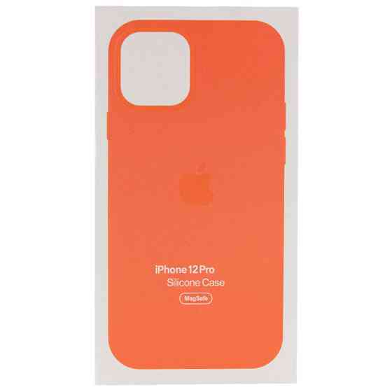 Чехол Silicone case (AAA) full with Magsafe and Animation для Apple iPhone 12 Pro / 12 (6.1") Херсон