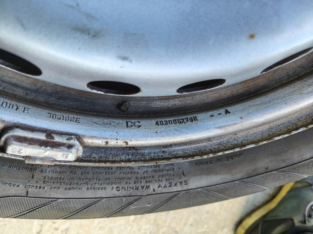 Диск колесный металлический с шиной Kenda 195/65 R15 Renault Kangoo 2008-2021 Ковель - зображення 5