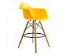 Стілець Тауер Вуд Eames барний високий жовтий Днепр