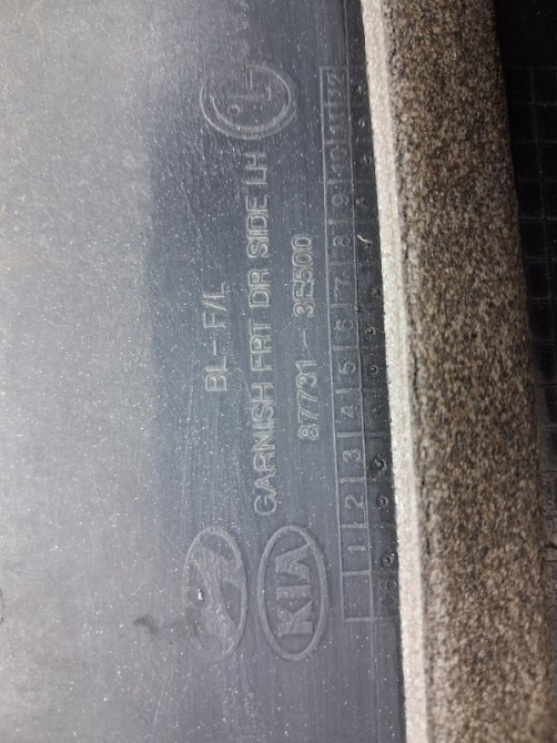 Накладка двери Kia Sorento BL 2.5 DIESEL D4CB 2002 перед. лев. (б/у) Киев - изображение 7