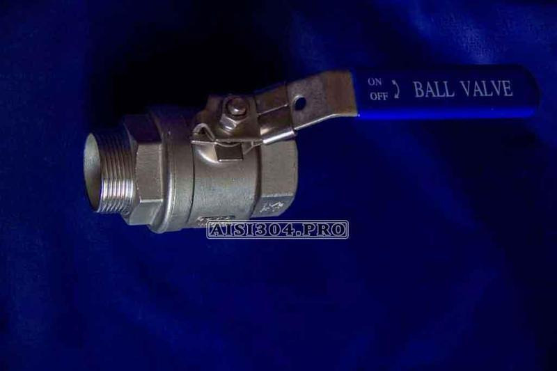 Кран нержавеющий с наружной резьбой 1/2" AISI 304 | TRiNOX Винница - изображение 4