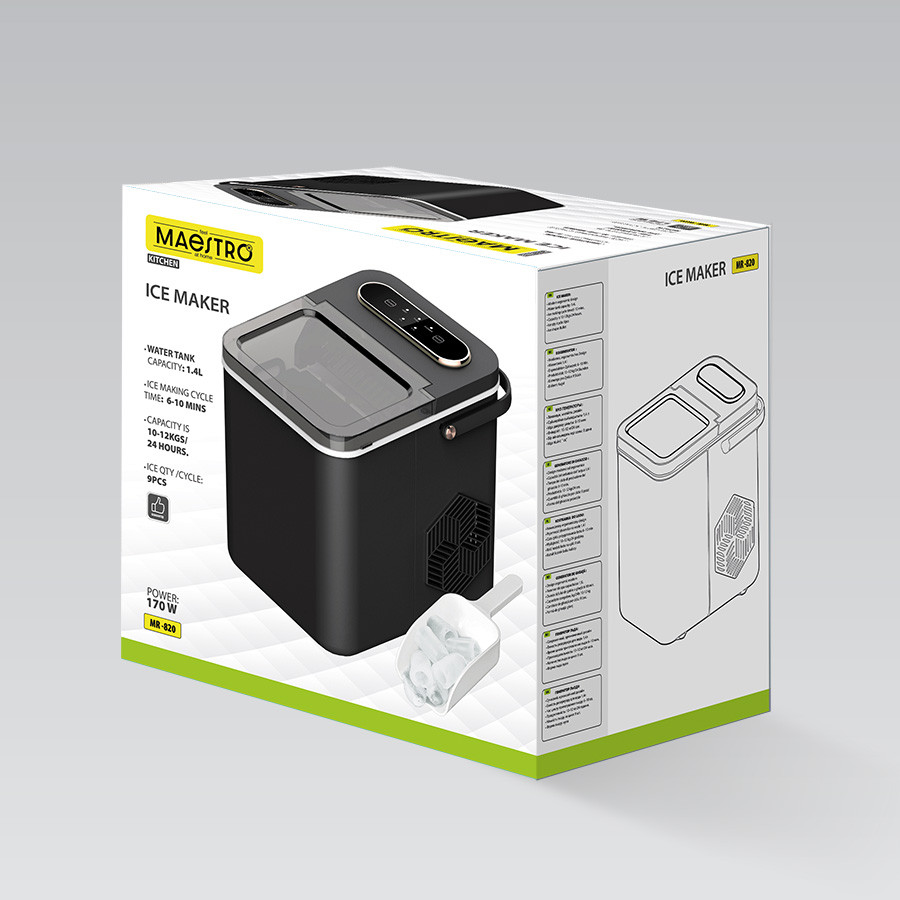 Ледогенератор Maestro MR-820 170 Вт черный Київ - зображення 6