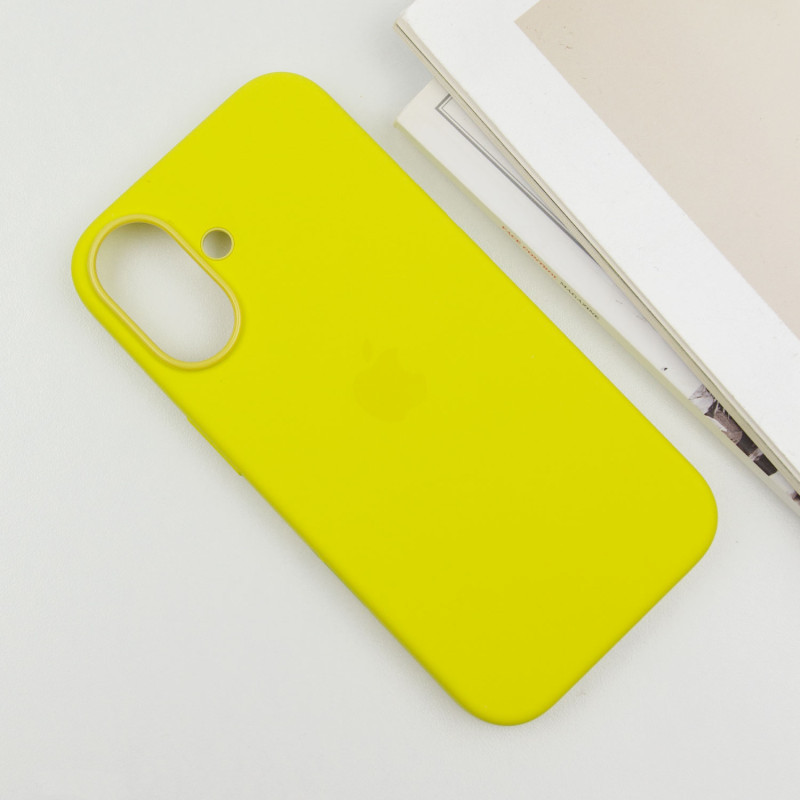 Чехол Silicone case (AAA) with Magsafe and Animation (button) для Apple iPhone 16 (6.1") Херсон - зображення 4