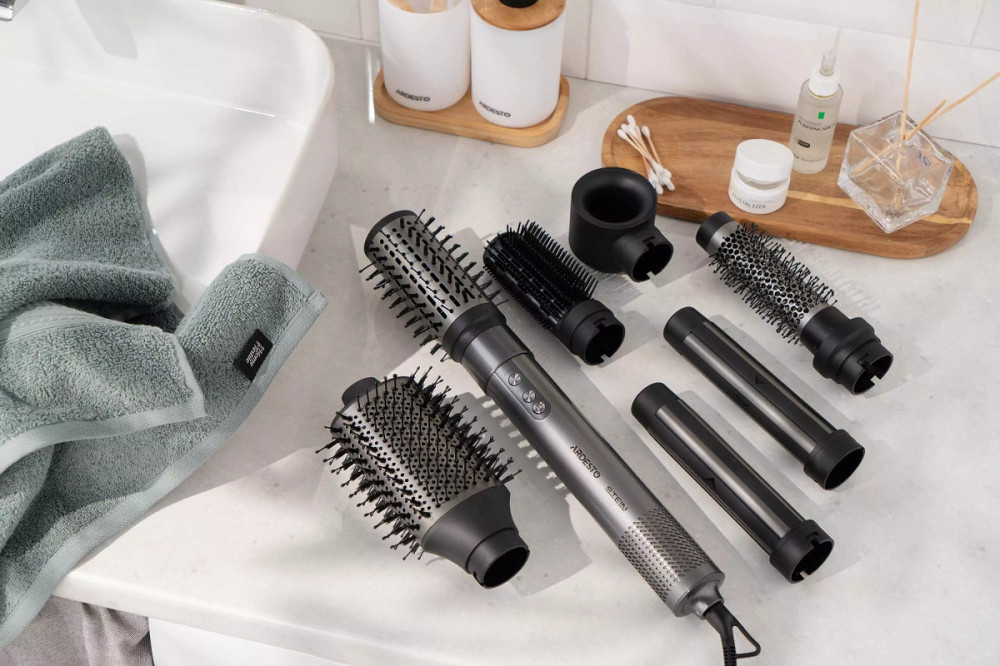 Стайлер для волос Ardesto Stein HD-Y1000BRST 1400 Вт серый Київ - зображення 6