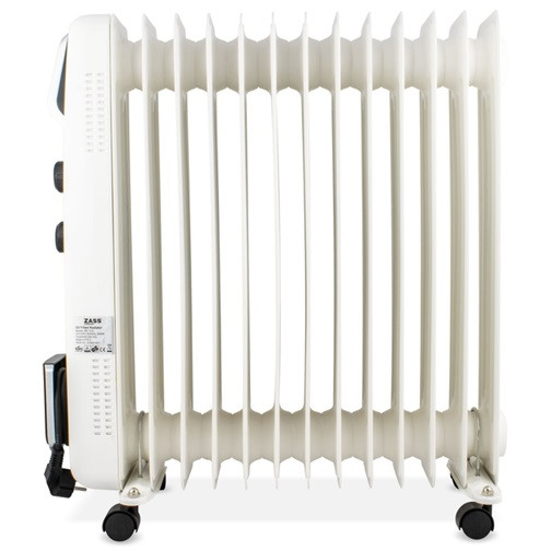 Обогреватель масляный ZASS ZR 13 E 2600 Вт белый Київ - зображення 3