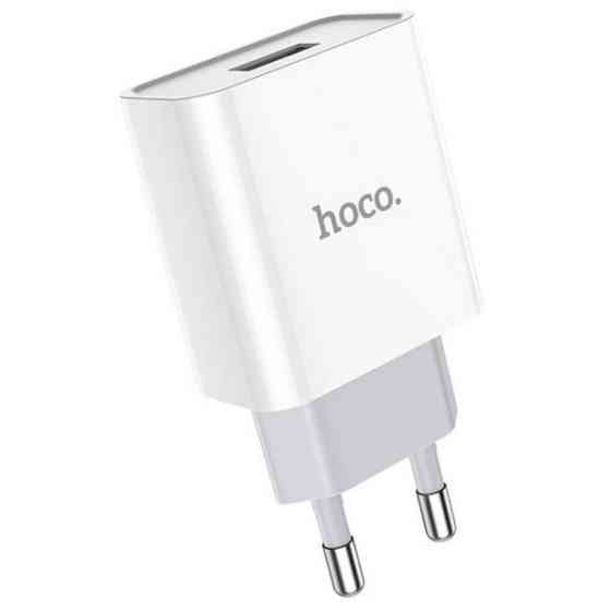Мережевий зарядний пристрій Hoco C81A 10.5W Asombroso USB + cable USB to MicroUSB White Харьков